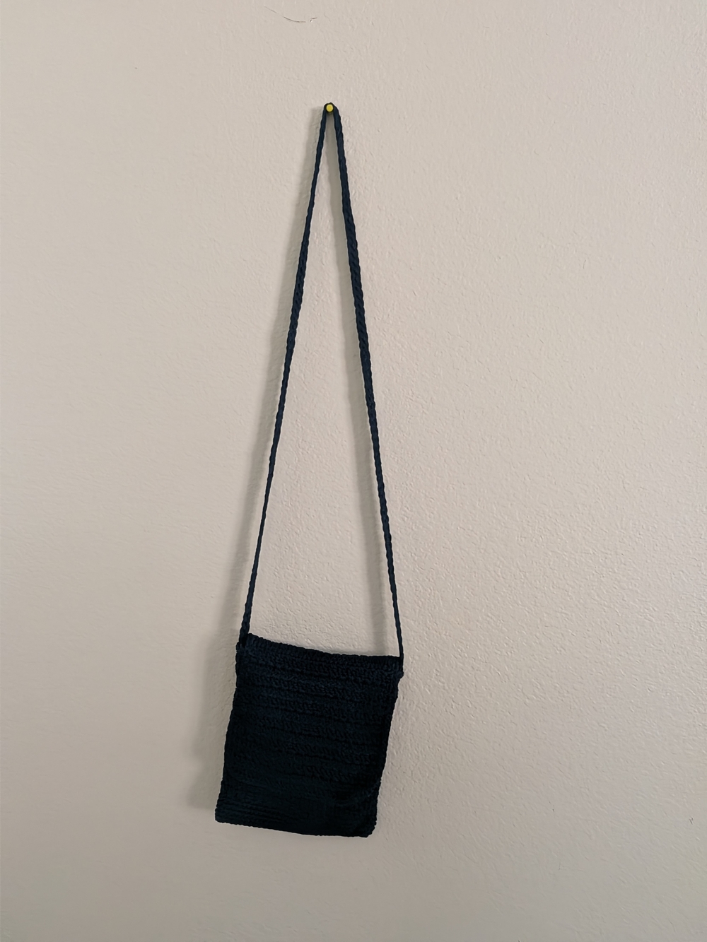 The Sak Navy Crocheted Crossbody Bag